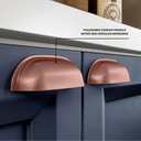 Ver imagem 4 de Kit de Cozinha Olívia 2 Balcões para Pia e Cooktop Poliman Móveis