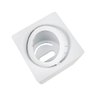 Spot Sobrepor 2390 Direcionável Quadrado 7x7cm Gu10 p/ Dicroica Par16 Branco - 6