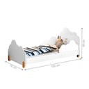 Ver imagem 2 de Cama Princesa Juvenil Colchão Maria Branco e Mel