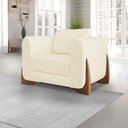 Ver imagem 2 de Poltrona Decorativa Nuvina Linho Pérola - Loja Sheep