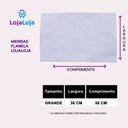 Ver imagem 3 de Kit com 10 Flanelas Branca para Limpeza Lojaloja
