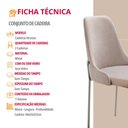 Ver imagem 6 de Conjunto com 2 Cadeiras Metal Vicenza Moderna Mobilia