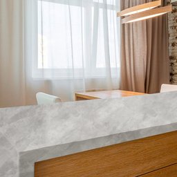 Papel de Parede Adesivo Lavavel Marmore Kronos Cinza - 5