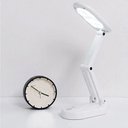 Ver imagem 2 de Luminaria de Mesa Touch Dobrável Abajur sem Fio Led Articulada Recarregavel 3 Funções Iluminaçao
