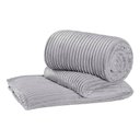 Ver imagem 1 de Cobertor Manta Moscou Casal Queen 2,40m X 2,20m Dupla Face Macio Premium - Cinza