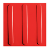 KIT 10 PÇS PISO TÁTIL PVC 25x25 DIRECIONAL VERMELHO - 1