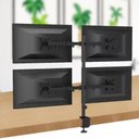 Ver imagem 4 de Kangur Suporte Articulado para 4 Monitores 14 a 30 Polegadas de Mesa Aco Carbono Vesa 75x75mm
