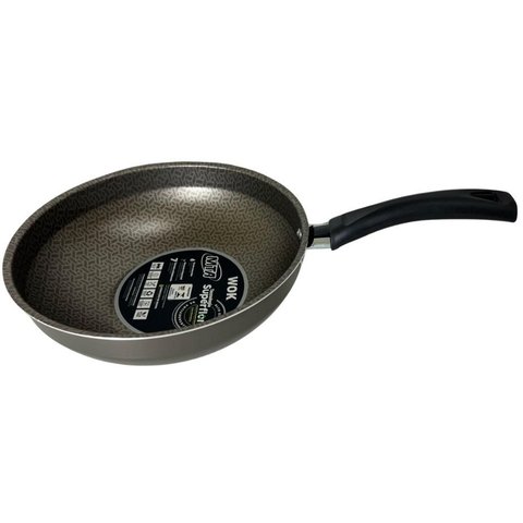 Frigideira Antiaderente Wok 24cm 2,8l Cor Grafite