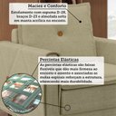 Ver imagem 5 de Poltrona Decorativa Estofada com Pés em Madeira Maciça Sololá Yescasa
