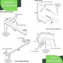 Ver imagem 5 de Kit de Acessórios para Banheiro 4 Peças Rose Gold Fs Max