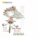 Ver imagem 1 de Adesivo Parede que Nossa Vida 90x67 Quarto Infantil