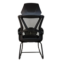 Ver imagem 3 de Cadeira Interlocutor Ergonômica com Apoio para Os Pés – Conforto e Postura para Atendimento e Espera