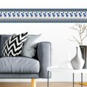 Ver imagem 3 de Faixa Decorativa Adesiva (autocolante) - Arabesco Tons Azuis