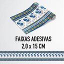 Ver imagem 5 de Faixa Decorativa Adesiva (autocolante) - Arabesco Tons Azuis