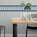 Ver imagem 4 de Faixa Decorativa Adesiva (autocolante) - Arabesco Tons Azuis