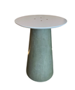 Ver imagem 1 de Base para Mesa de Jantar Cone Cimento Queimado para Tampos de 60cm até 110cm - Cinza Claro