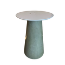 Ver imagem 1 de Base para Mesa de Jantar Cone Cimento Queimado para Tampos de 60cm até 110cm - Cinza Claro