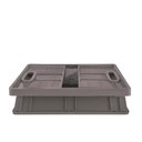 Ver imagem 3 de Caixa Dobrável Pequena Cinza Antigo