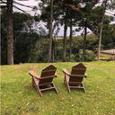 Ver imagem 5 de Cadeira Área Externa Madeira Ecológica Pavão Adirondack Mbs:Marrom Ipê/Arco