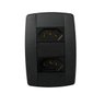 Kit 5 Conjunto 2 Tomadas Preta Monobloco 2p+t 20a 250v 4x2 - 2
