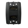 Kit 5 Conjunto 2 Tomadas Preta Monobloco 2p+t 20a 250v 4x2 - 4