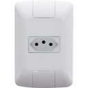 Ver imagem 1 de CONJUNTO TOMADA 2P+T 20A/250V ARIA BRANCO TRAMONTINA