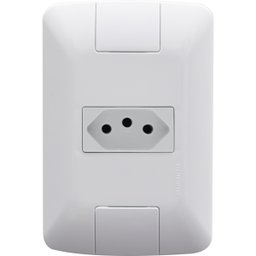 CONJUNTO TOMADA 2P+T 20A/250V ARIA BRANCO TRAMONTINA - 1