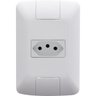 CONJUNTO TOMADA 2P+T 20A/250V ARIA BRANCO TRAMONTINA - 1