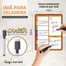 Lousa Quadro Magnético Imã de Geladeira com Caneta Apagador - 3