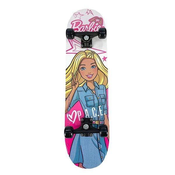 Skate Barbie com Acessorios de Seguranca P.a.c.e FUN F0010-5 - 2