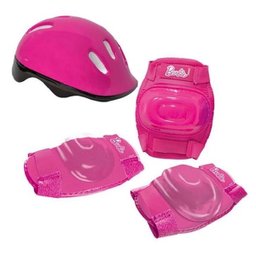 Skate Barbie com Acessorios de Seguranca P.a.c.e FUN F0010-5 - 6