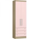 Ver imagem 1 de Guarda-Roupa Modulado 2 Portas 3 Gavetas Infinity Móveis Castro