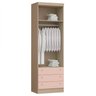Guarda-Roupa Modulado 2 Portas 3 Gavetas Infinity Móveis Castro - 5