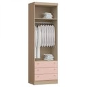Ver imagem 5 de Guarda-Roupa Modulado 2 Portas 3 Gavetas Infinity Móveis Castro