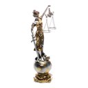 Ver imagem 3 de Figura Decorativa Dama da Justica de Resina 31,5cm