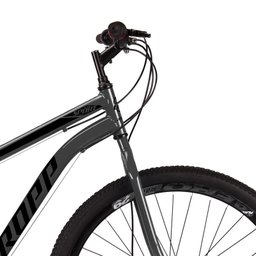 Bicicleta Aro 29 Quadro 17 Dropp Sport 21 Marchas Garfo Rígido com Freio a Disco Mecânico Cinza/Pret - 2