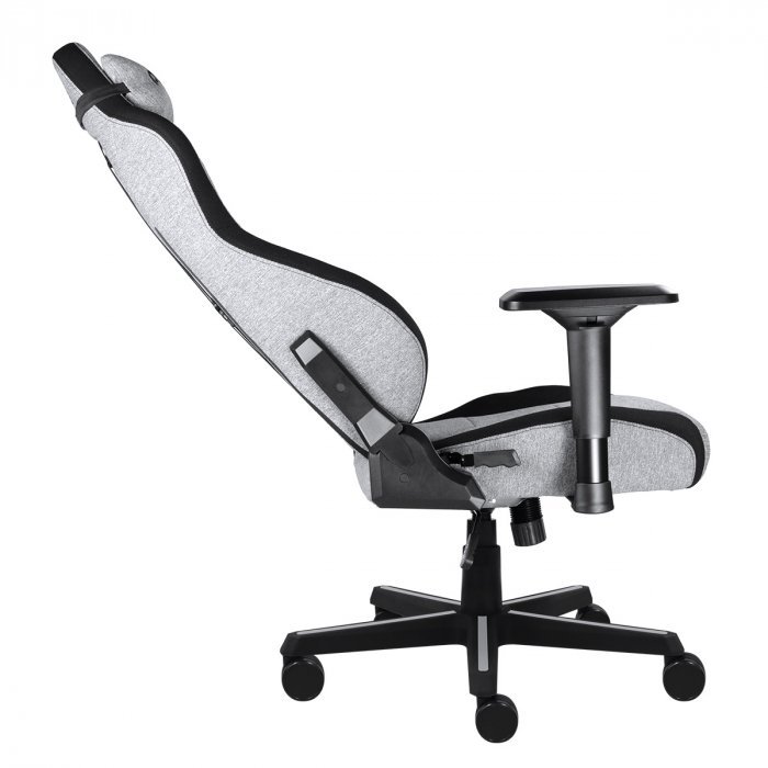 Cadeira de Escritório Giratória em Tecido Cinza Mad Racer Gamer Reclinável Ergonômica Resistente Sup - 3