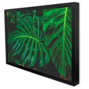 Ver imagem 3 de Quadro Decorativo Caixa Floral Folhagem  Tacolado Moldura Caixa Alta 4,5cm Madeira sem Vidro 80 X 12