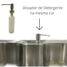 Cuba Cozinha Gourmet Aço Inox 304 Escovado 60x42 C/ Acessórios - 2