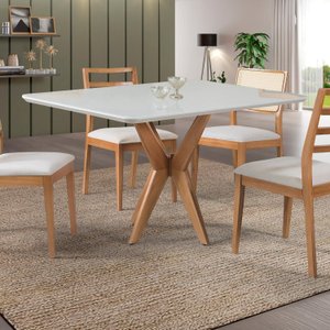 Mesa de Jantar Pandora quadrada Casa MAD 90cm