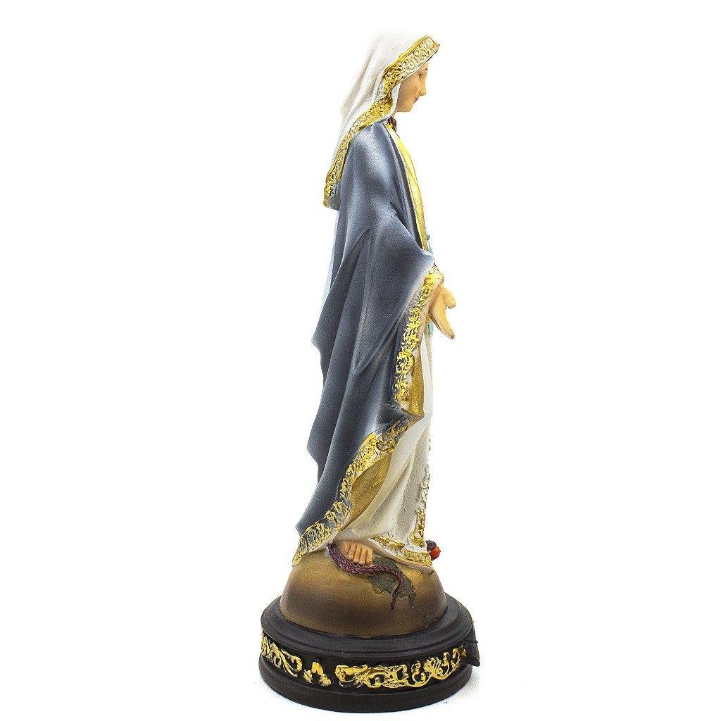 Imagem Nossa Senhora Das Graças Importada 31 Cm - Virgem Maria - 4