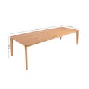 Ver mais imagens de Mesa de Jantar Andaluz com 8 Cadeiras Haras Cinamomo 220cm