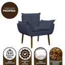 Ver imagem 6 de Poltrona Decorativa para Consultório Opala Suede Herrero
