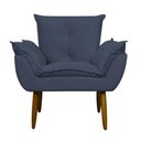 Ver imagem 2 de Poltrona Decorativa para Consultório Opala Suede Herrero