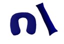 Ver imagem 1 de Quite De Travesseiro Pescoço Infantil + Almofada - Azul Royal