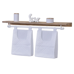 Porta Fralda Organizador Quarto de Bebê Menino Menina 2 Peças Varão:branco - 2