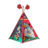 Conjunto Infantil Mini Cama e Cabana Tenda Mendoza Branco e Vermelho - 5
