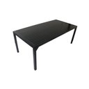 Ver imagem 2 de Mesa Retangular Haiti com Tampo Ripado em Alumínio para Cozinha, Edícula, Área Trama Original