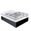 Ver imagem 1 de CONJUNTO: BOX BAÚ SUEDE PRETO + COLCHÃO MULTI SUPPORT - 200 KG POR PESSOA - CASAL 138X188X77