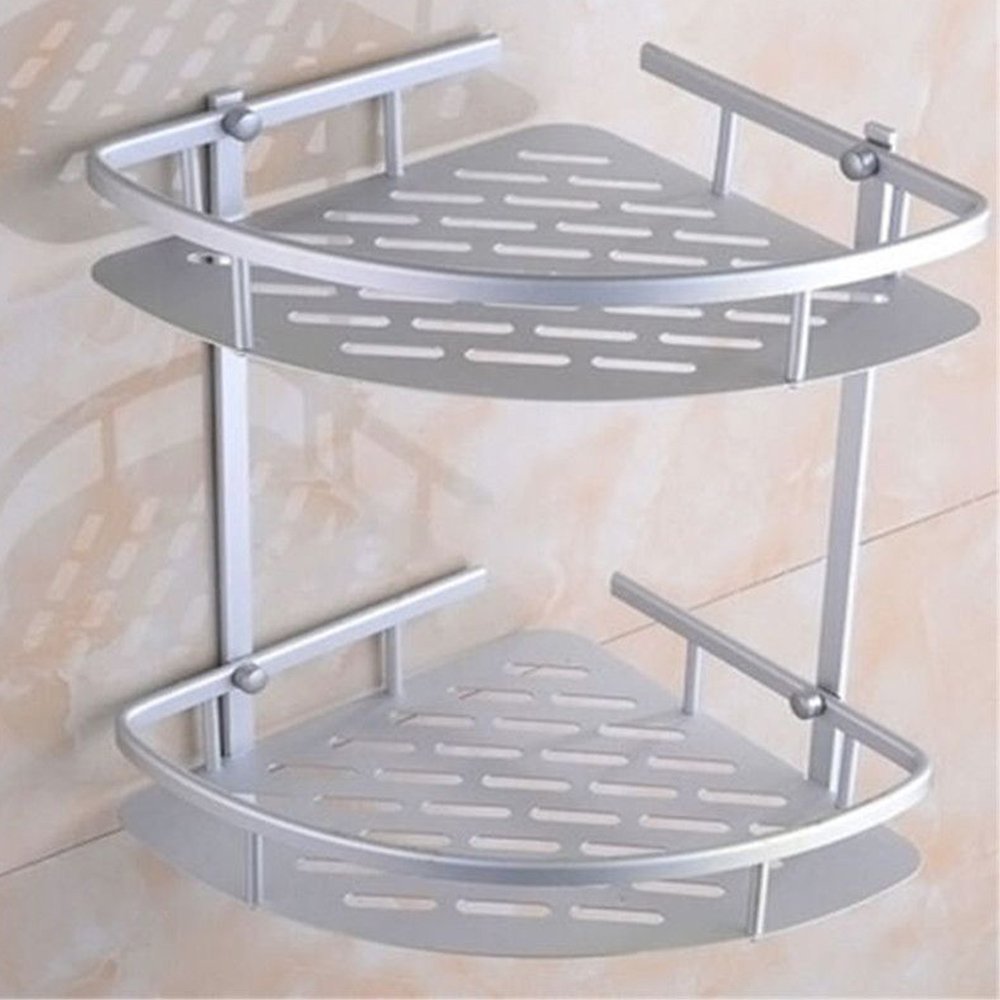 Suporte de Shampoo Aluminio Rack de Banheiro Sabonete Prateleiras Parede - 2